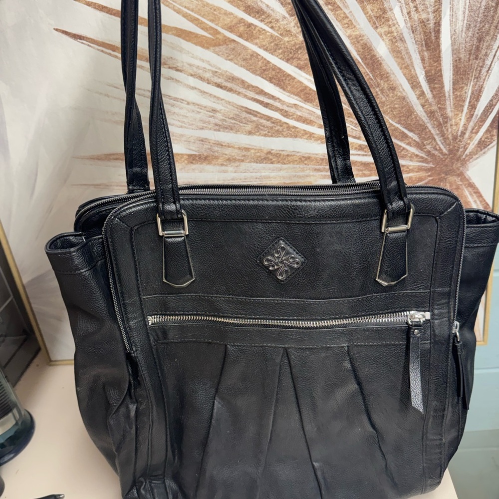 Simply Vera Vera Wang Black Tote Bag